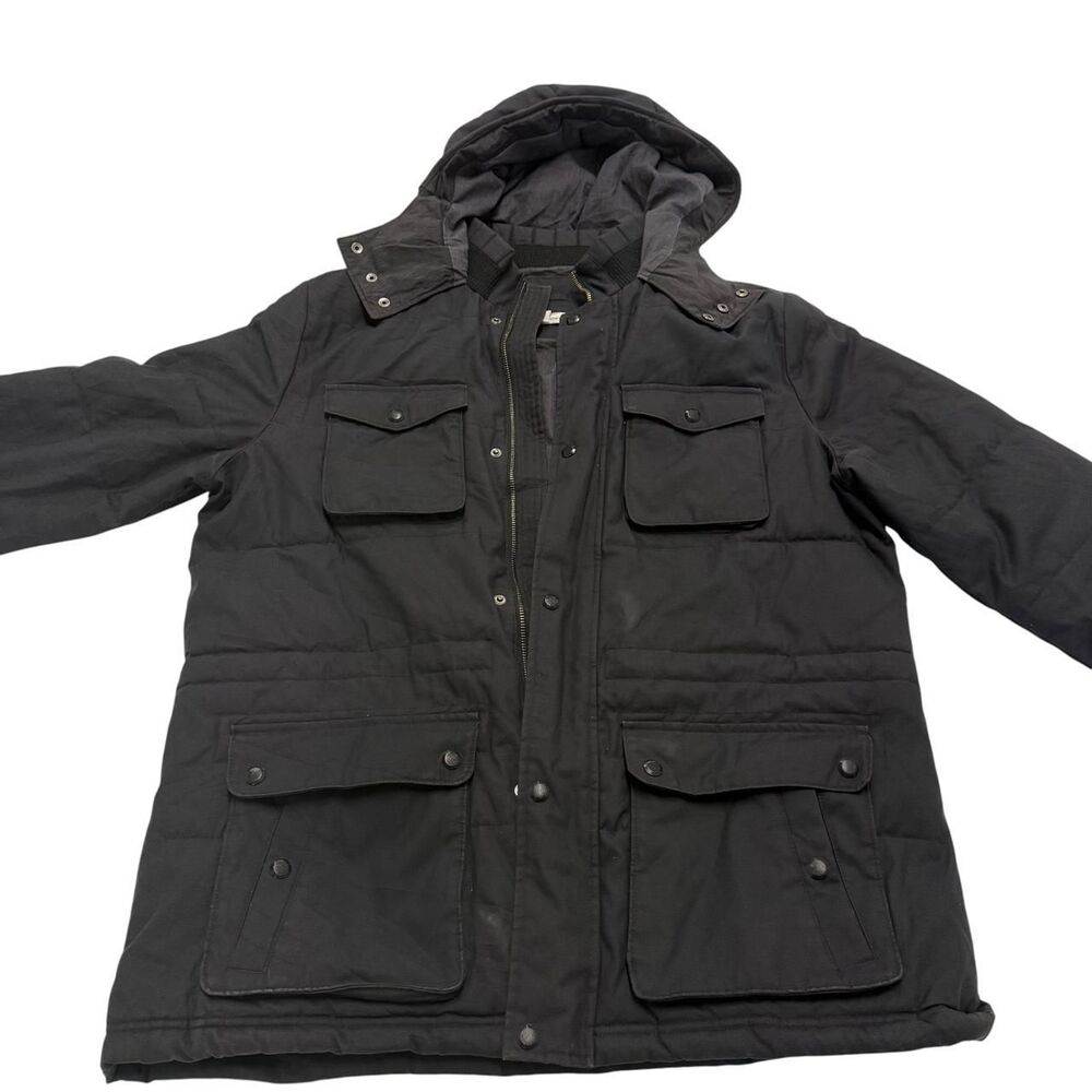 Calvin-klein Men's Black and Grey Jacket